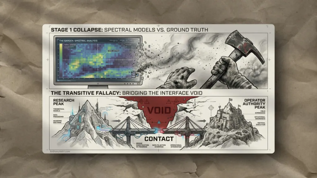 This diagram illustrates a disrupted heatmap and, below, bridges uniting 
