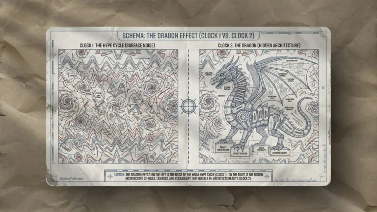 This blueprint diagram illustrates how surface trends (