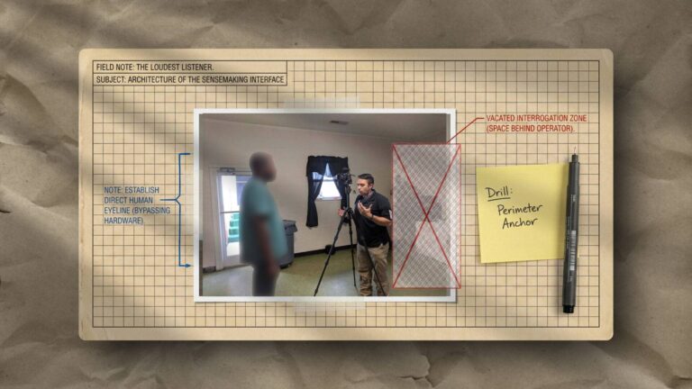 This diagram illustrates a documented drill setup, highlighting role placement and the designated 